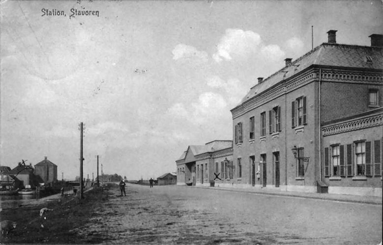 Station Stavoren omstreeks 1910
