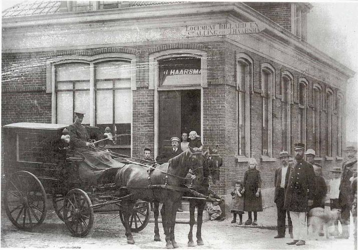 Stavoren Logement Haarsma omstreeks 1900
