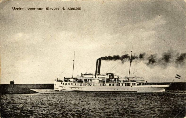 ss R. van Hasselt vertrek Stavoren Enkhuizen
